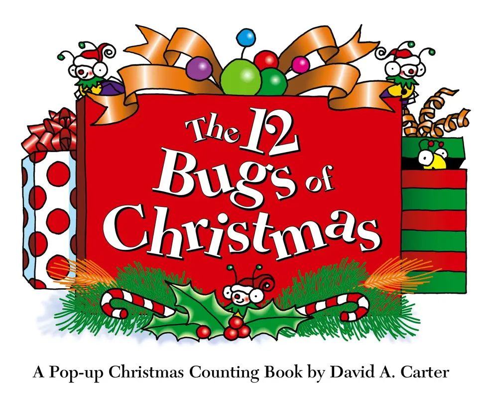 12 Bugs of Christmas pop-up book by David A. Carter, front cover