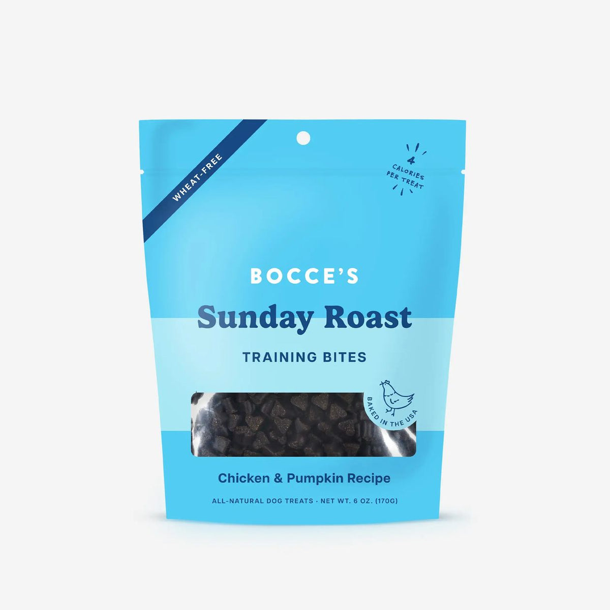 Bocce's Sunday Roast training bites package on a white background
