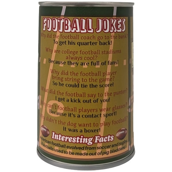 Canned Football plush in a can by Canned Gifts, view 2