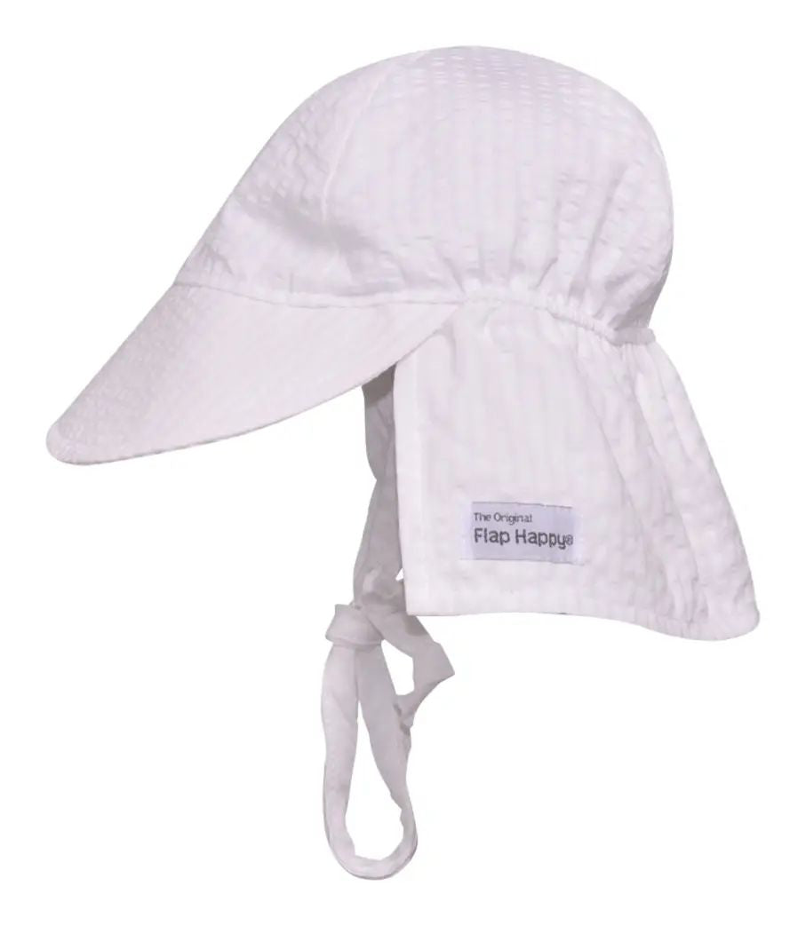 Flap Happy original kids flap hat with chin ties