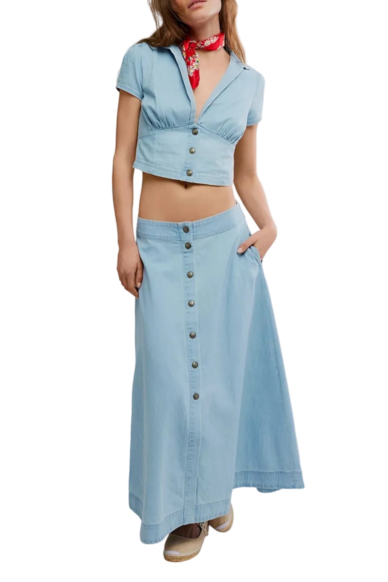 Free People Easy Does It Top & Skirt Set Whitfield & Co.