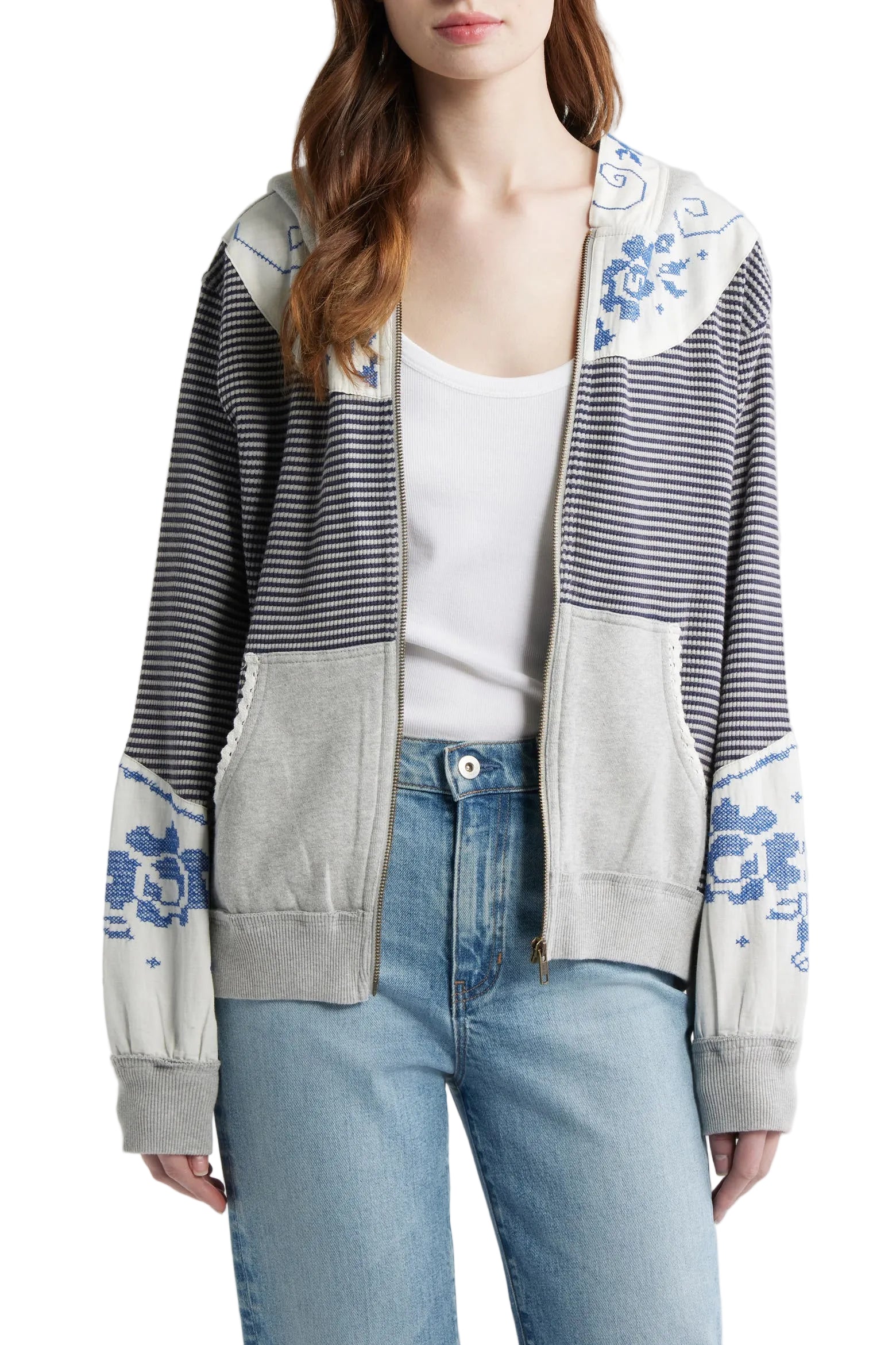 Free People Lydia Zip Up Hoodie Whitfield & Co.