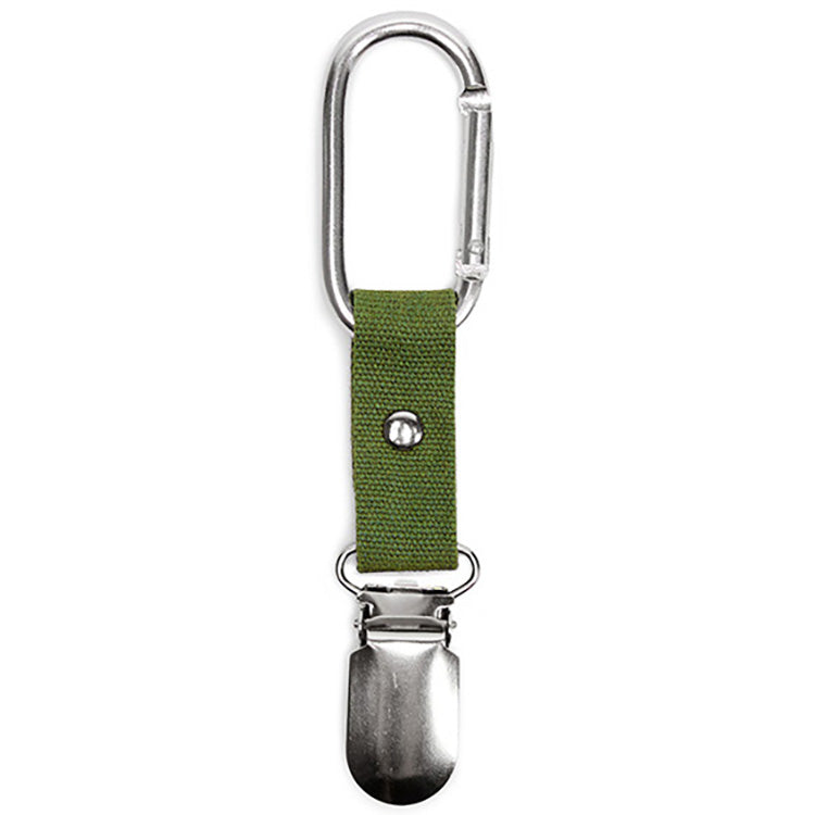 Kikkerland travel hat clip with carabiner