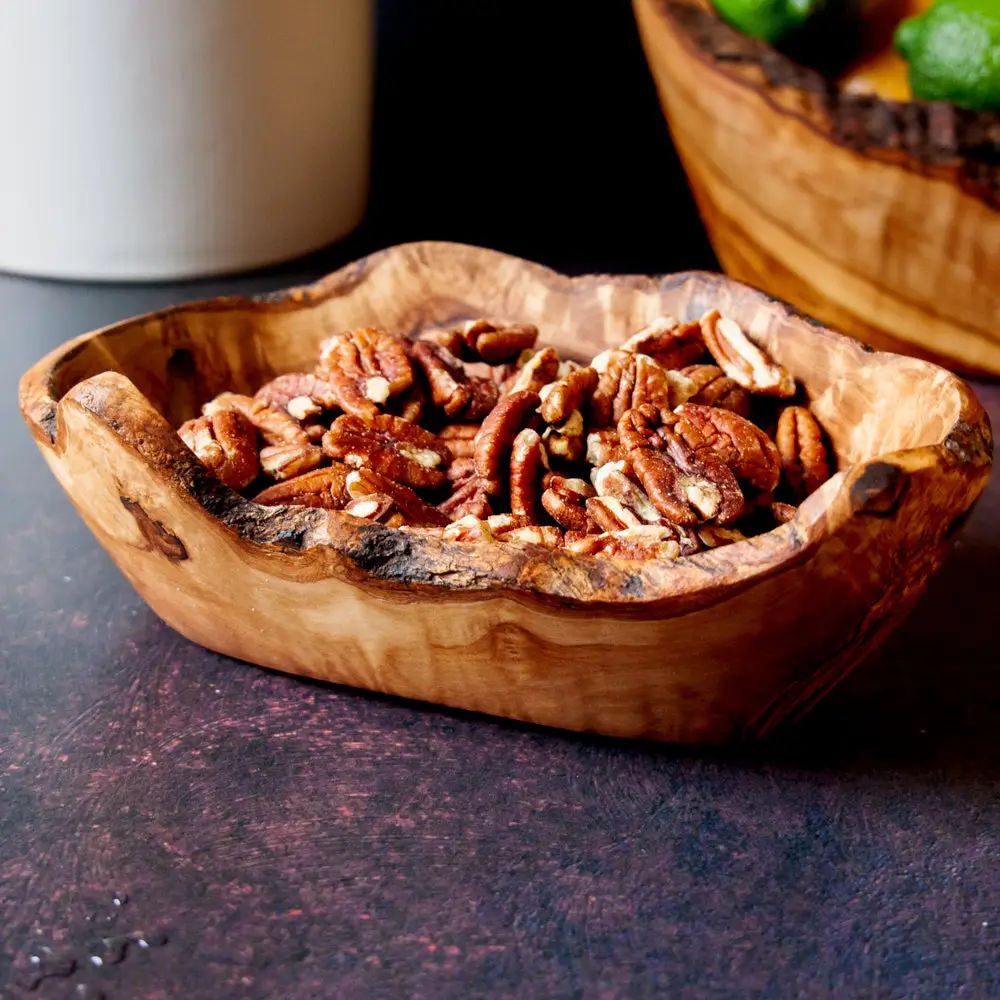 Vesper & Vine rustic olive wood dish