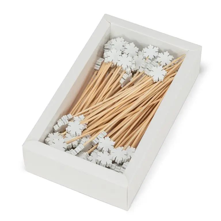 Abbott snowman picks, 100 pieces