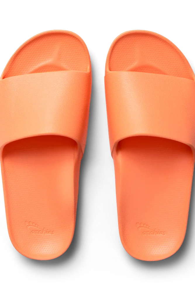 Arch Support Slides - Peach Front - Ella Where She Shops