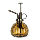 Abbott amber glass plant mister with brass pump