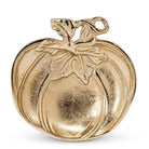 Abbott gold pumpkin flat tray, top view