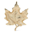 Abbott gold maple leaf flat tray, angled view