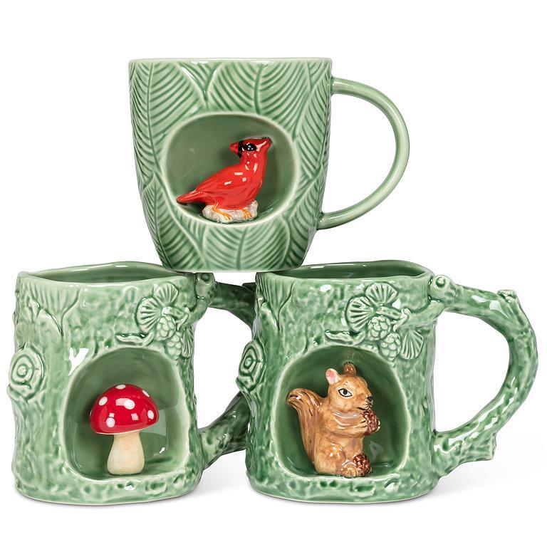 Abbott nature inspired alcove mugs including the cardinal mug