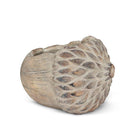 Abbott small cement acorn planter, side view