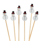 Abbott snowman cocktail picks, 4.5 inches