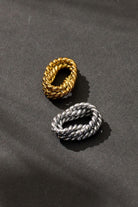 Air and Anchor Bound to Be knot slider in PVD gold