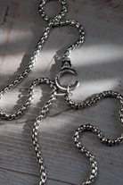 Air and Anchor Endgame chain necklace with cuff keeper in polished stainless steel