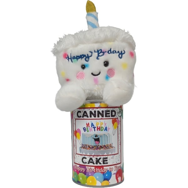 Canned Birthday Cake plush in a can by Canned Gifts, view 4