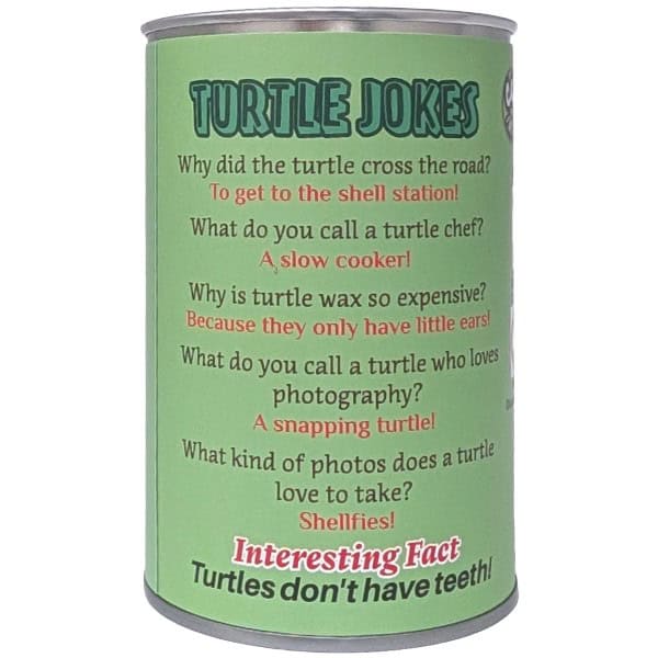 Canned Sea Turtle plush in a can by Canned Gifts, view 2