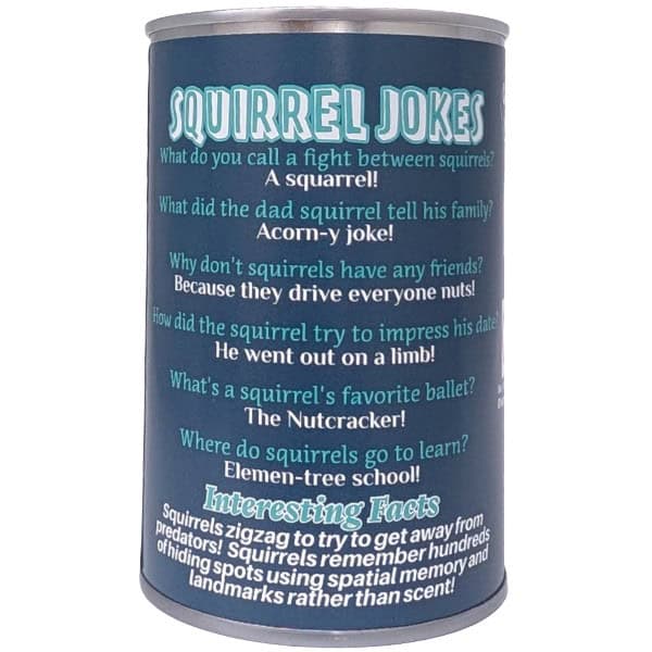 Canned Squirrel plush in a can by Canned Gifts, view 2