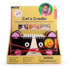 KidKraft Cat's Cradle toy packaging with a child using the product on a white background