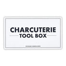 Framed artwork with 'Charcuterie Toolbox' text on a white background