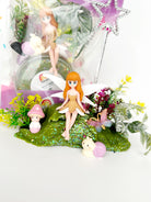 Earth Grown KidDoughs Fairy KidDough Play Kit fairy garden play scene built with the kit