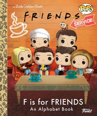 F Is for Friends (Little Golden Book), front cover