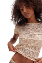 Angelina Lace Tee Free People Whitfield & Co.