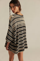 Free People Seaside Cotton Stripe Shirt Back Whitfield & Co.
