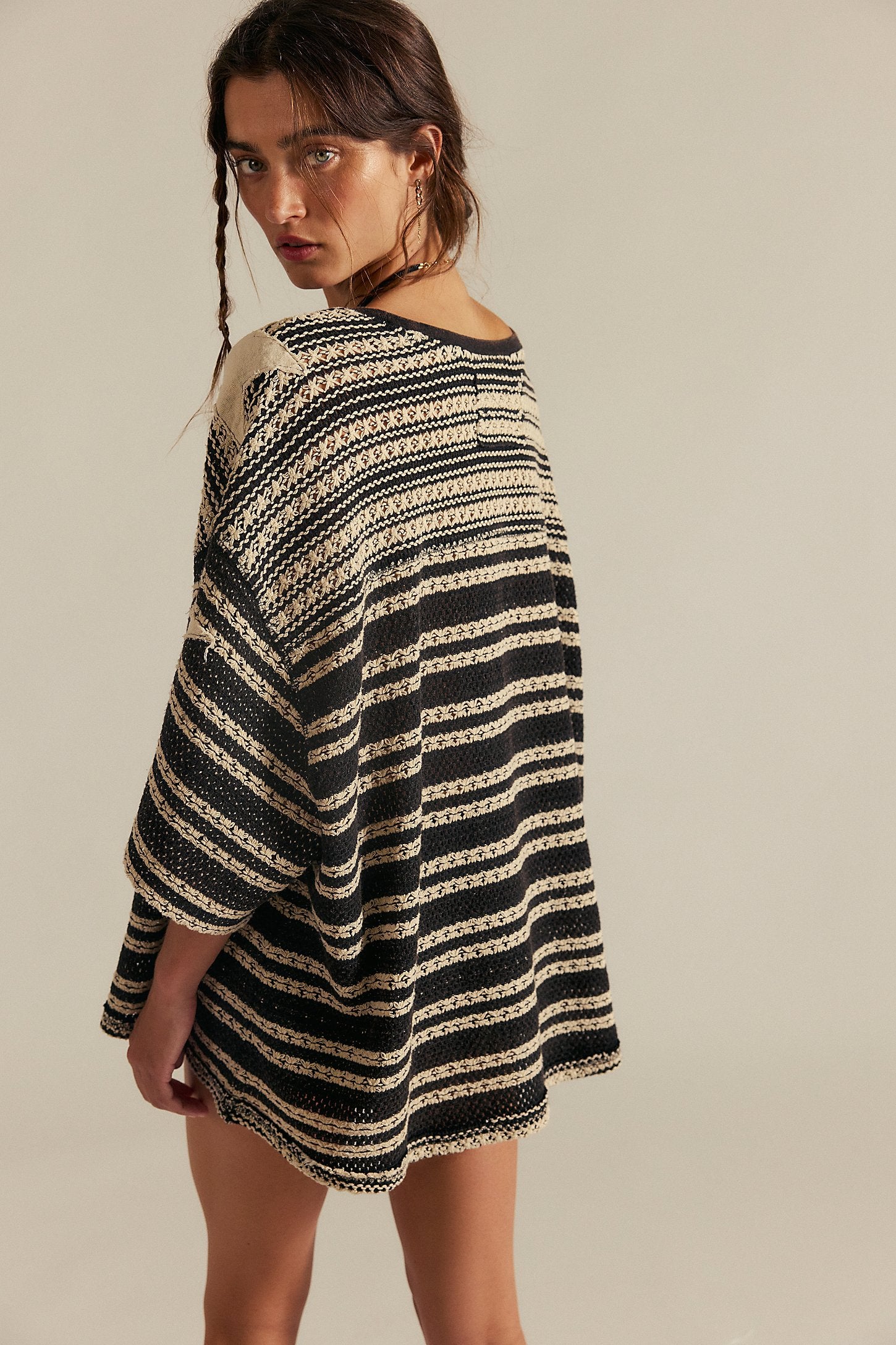 Free People Seaside Cotton Stripe Shirt Back Whitfield & Co.