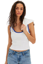 Free People Moxie Tank Top White Whitfield & Co.