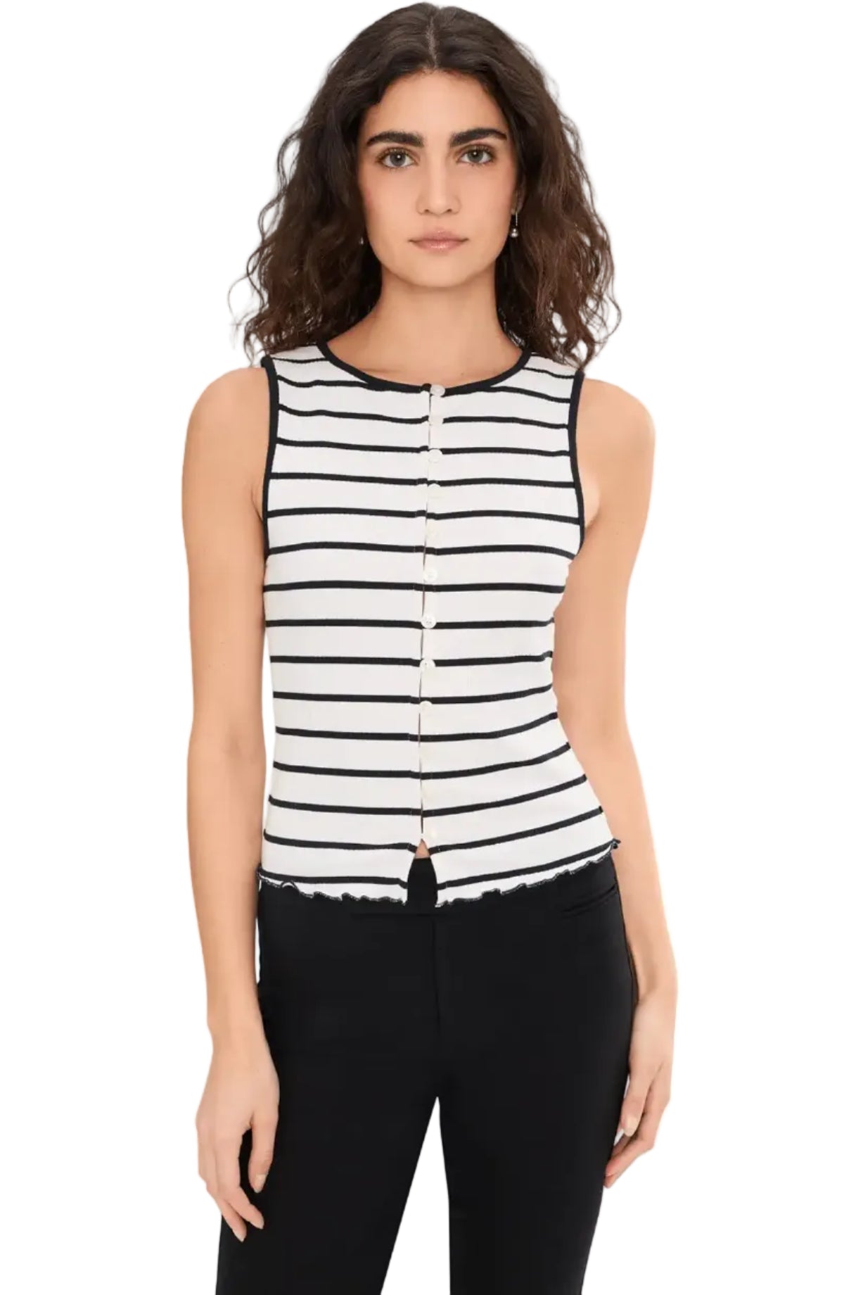 Free People Tilly Striped Vest Whitfield & Co.