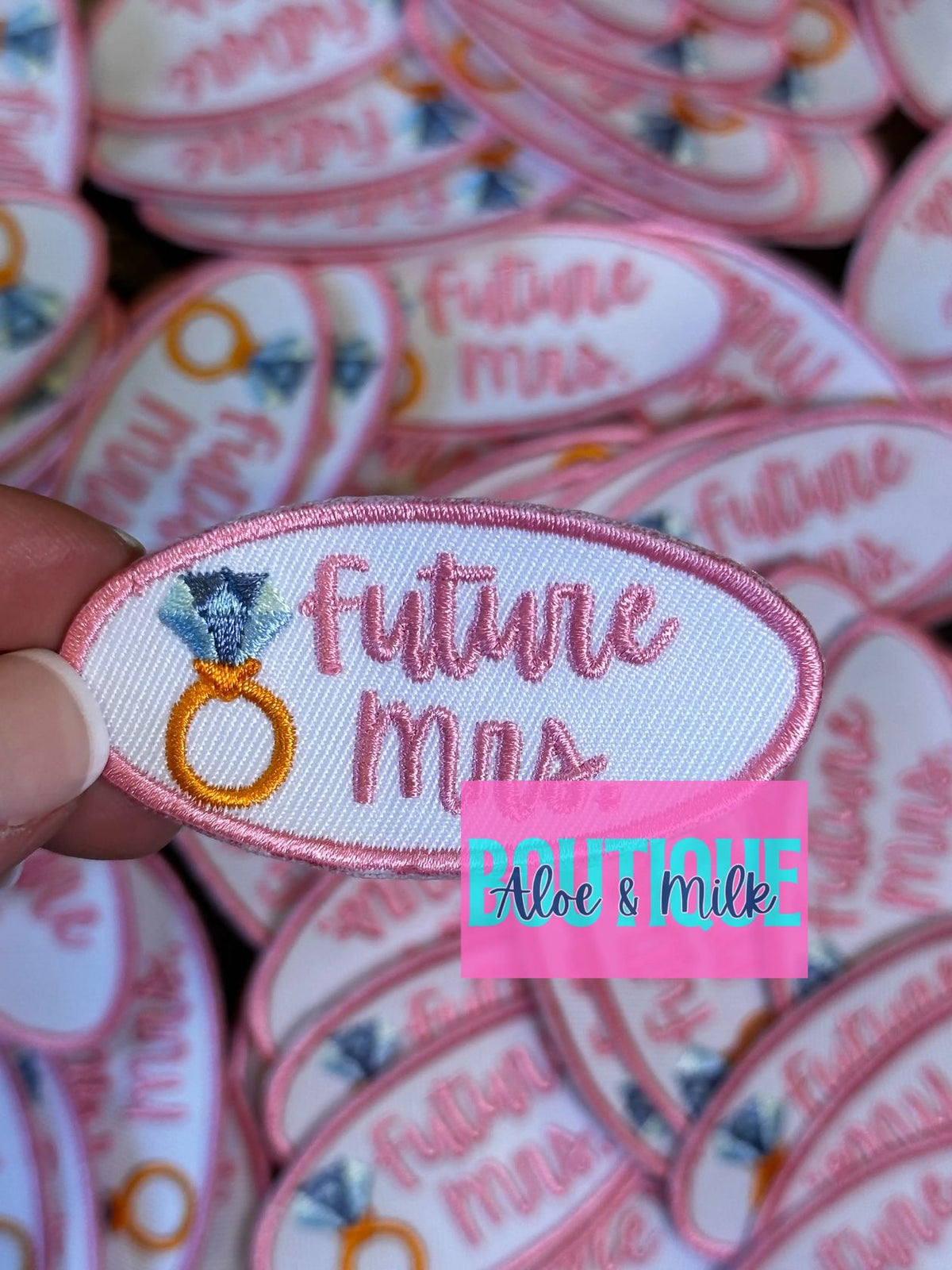 Future Mrs hat patch with ring