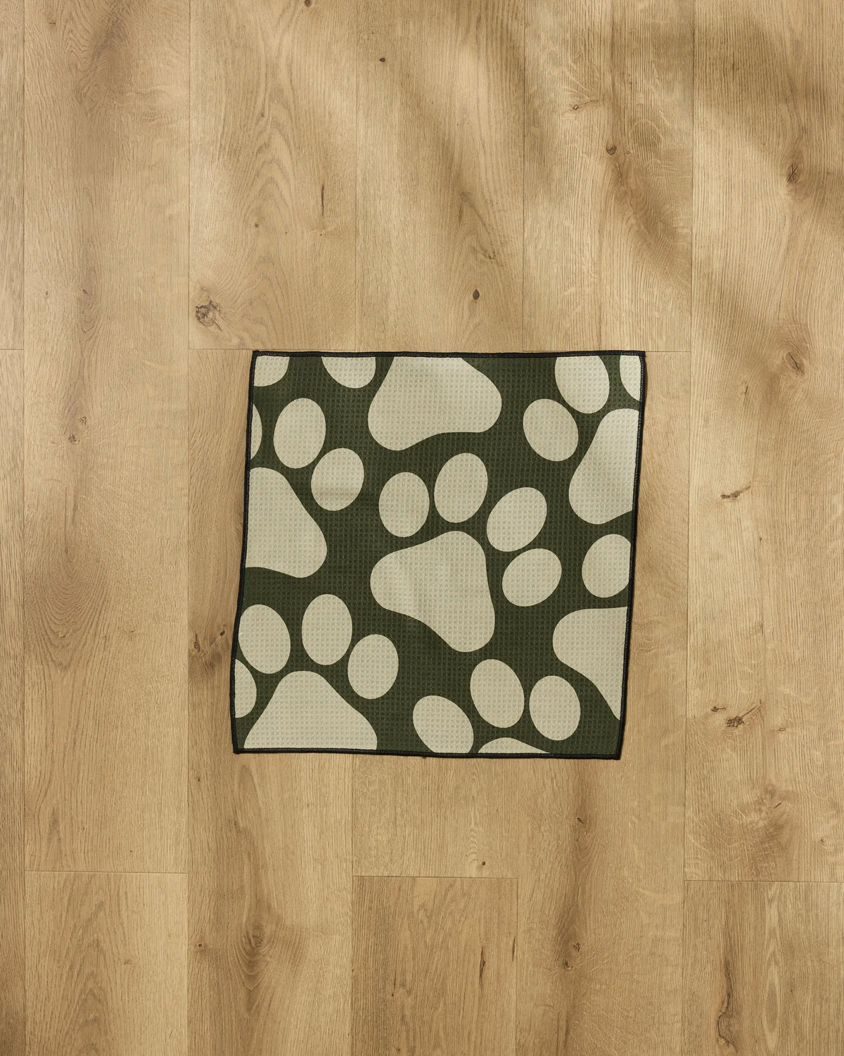 Geometry Paw Prints paw towel laid flat showing the full print