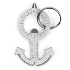Kikkerland stainless steel anchor multi-tool on a key ring