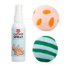 Kikkerland Kiko Spray and Play catnip spray with two cat balls