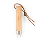 Kikkerland Huckleberry wood carving tool with leather lanyard