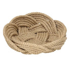 Nautical rope knot on a white background