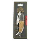 Kikkerland Fish Cork Screw packaging on a white background