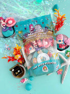 Mermaid Kiddough play dough kit with mermaid-themed play pieces