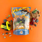 Monster Truck Kiddough play dough kit with monster truck-themed play pieces