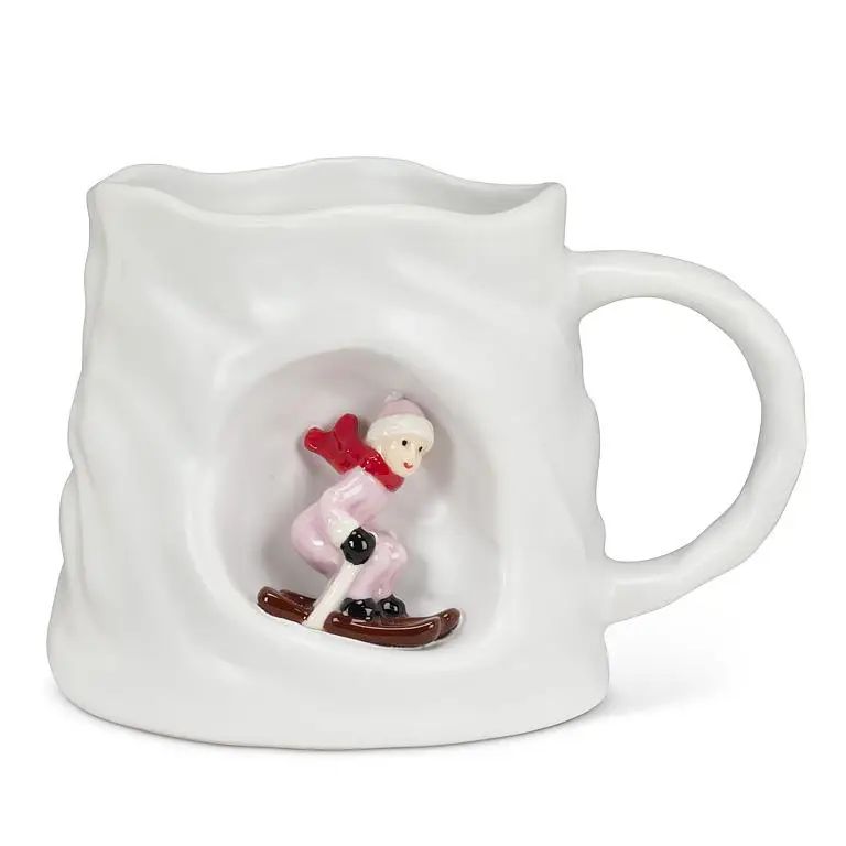 Abbott mountain look mug with skier design