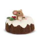 Abbott mouse in a bundt cake figurine, 3 inches