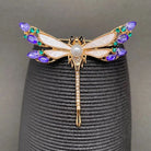 Square product photo of rhinestone dragonfly brooch for Google Shopping