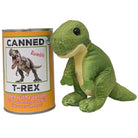 Canned Gifts Rumble the Canned T-Rex Plush in a can with foil lid