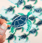 Sea turtle hat patch