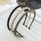 ADORRO sparkly rhinestone skinny headband