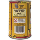 Tuesday the Canned Taco plush in a can by Canned Gifts, view 3