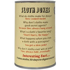 Twiggy the Canned Sloth plush in a can by Canned Gifts, view 2