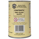 Twiggy the Canned Sloth plush in a can by Canned Gifts, view 3