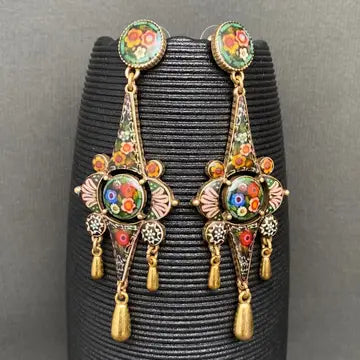 Vintage flower earrings
