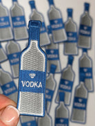 Vodka bottle hat patch